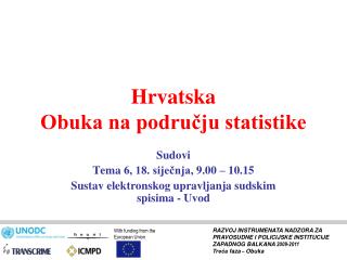 Hrvatska Obuka na području statistike