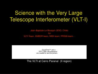 Science with the Very Large Telescope Interferometer (VLT-I)