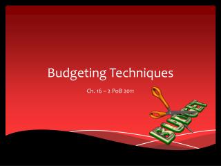 Budgeting Techniques