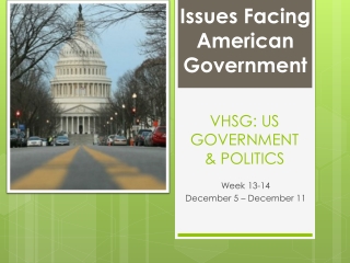VHSG: US GOVERNMENT & POLITICS