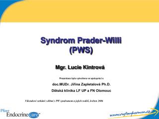 Syndrom Prader-Willi (PWS)