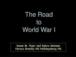 Susan M. Pojer and Debra Solomon Horace Greeley HS Hollidaysburg HS