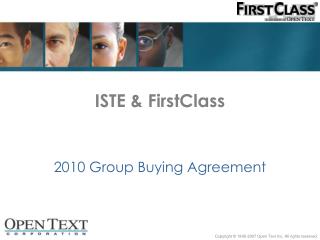 ISTE &amp; FirstClass