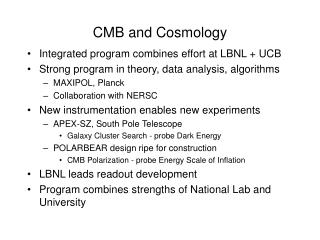 CMB and Cosmology