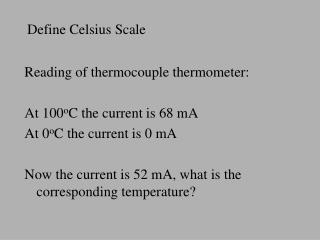 Define Celsius Scale