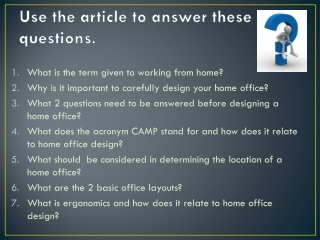 Use the article to answer these questions.