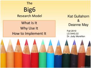 The Big6 Research Model