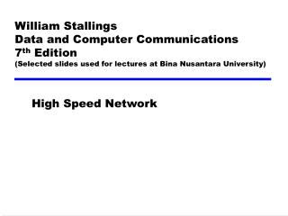 High Speed Network