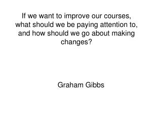 Graham Gibbs