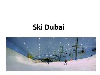 Ski Dubai