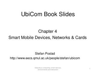 UbiCom Book Slides