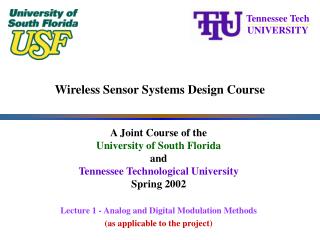 Wireless Sensor Systems Design Course