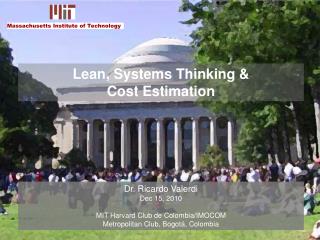 Lean, Systems Thinking &amp; Cost Estimation