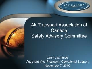 Air Transport Association of Canada Safety Advisory Committee