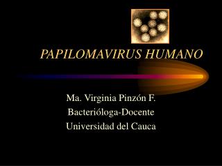 PAPILOMAVIRUS HUMANO