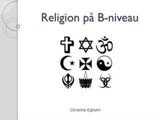 Religion på B-niveau