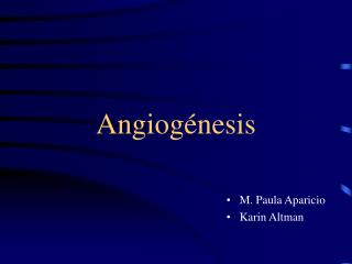 Angiogénesis