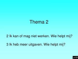 Thema 2