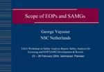 Scope of EOPs and SAMGs