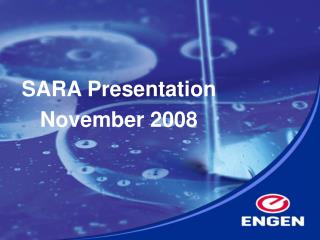 SARA Presentation November 2008