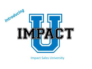 Impact Sales University