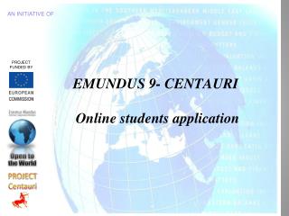 EMUNDUS 9- CENTAURI Online students application
