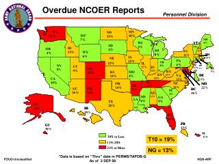 Overdue NCOER Reports