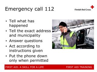 Emergency call 112