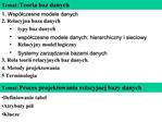 Temat: Teoria baz danych