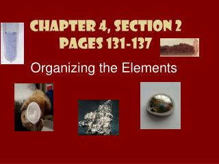 Chapter 4, Section 2 Pages 131-137