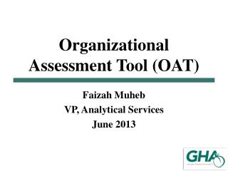 Organizational Assessment Tool (OAT)