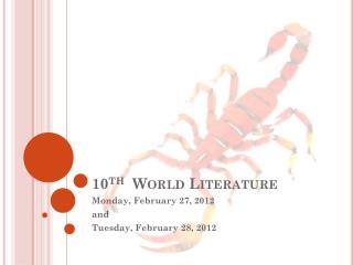 10 th World Literature