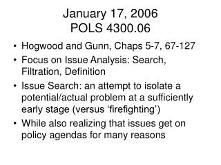 January 17, 2006 POLS 4300.06