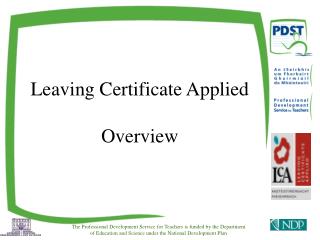 Leaving Certificate Applied Overview