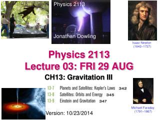 Physics 2113 Lecture 03: FRI 29 AUG