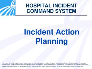 HOSPITAL INCIDENT COMMAND SYSTEM