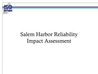 Salem Harbor Reliability Impact Assessment