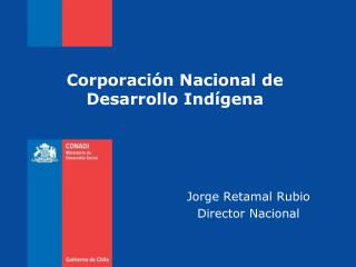 Jorge Retamal Rubio Director Nacional