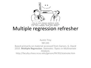 Multiple regression refresher