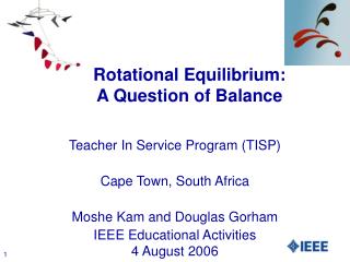 Rotational Equilibrium: A Question of Balance