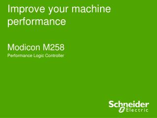 Improve your machine performance