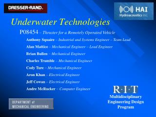 Underwater Technologies
