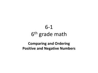 6-1 6 th grade math