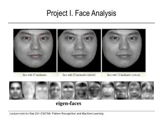 Project I. Face Analysis