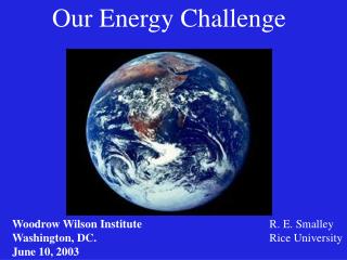 Our Energy Challenge