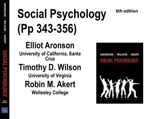 Social Psychology (Pp 343-356)