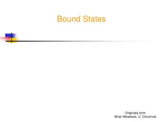 Bound States