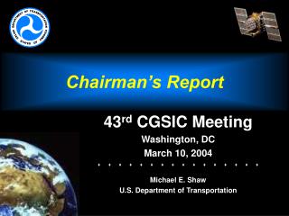 Chairman’s Report