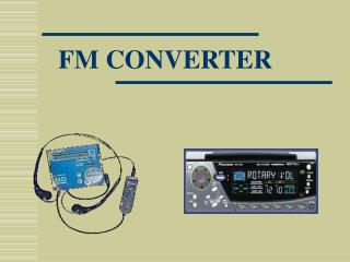 FM CONVERTER