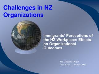 Challenges in NZ Organizations
